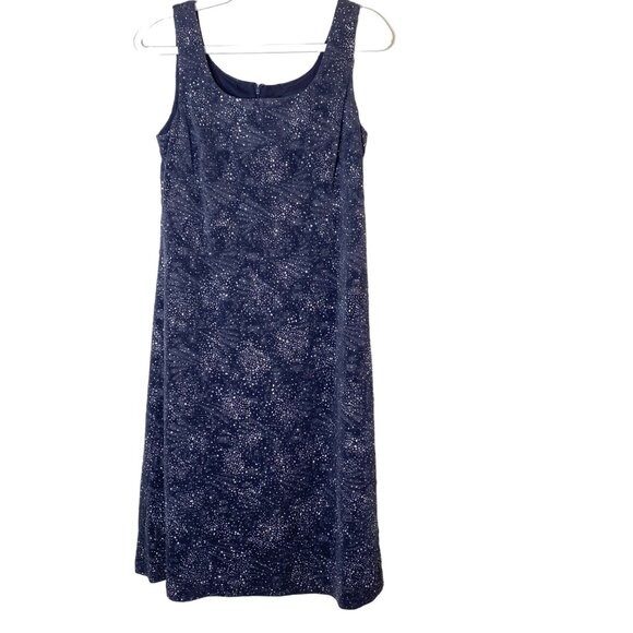 Alex Evenings Sparkling Glitter Gown Sleeevless Midi Sheath Dress Silver Grey - Picture 1 of 9